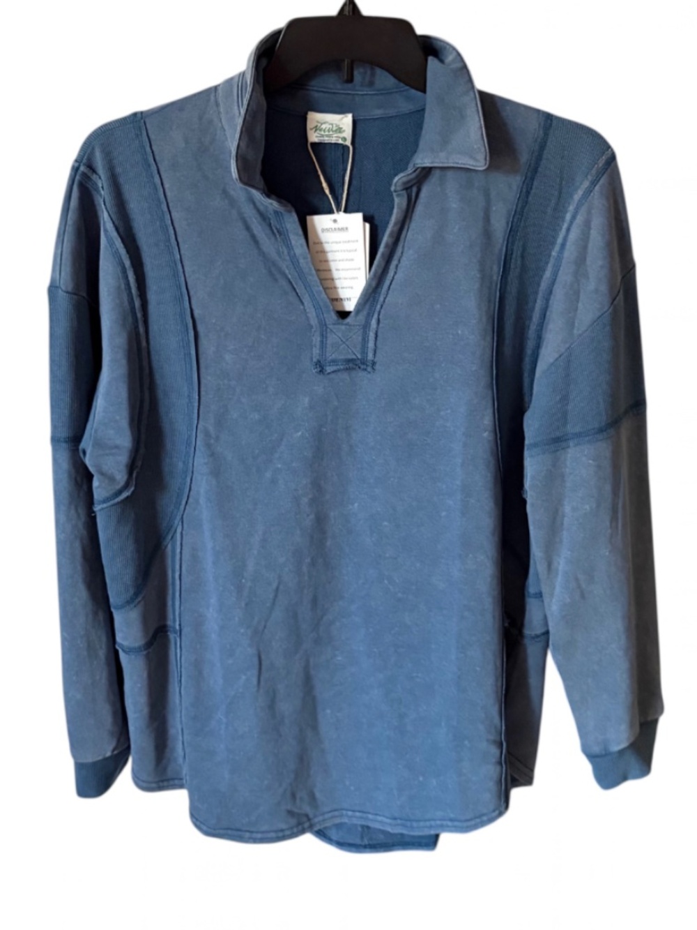 Mineral-washed Camden Oversize Henley
